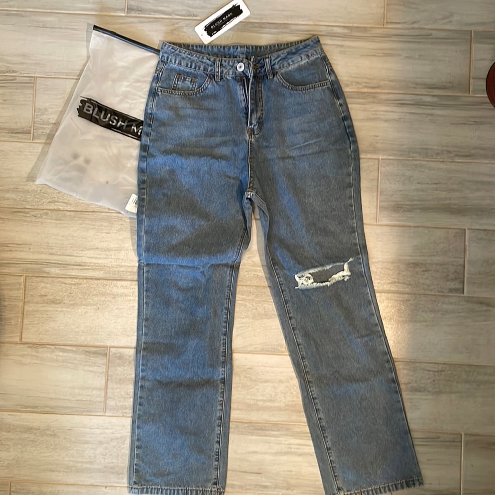 Blush mark jeans